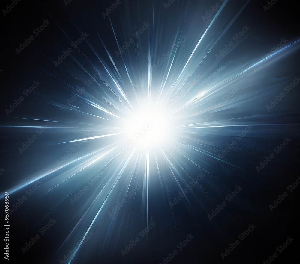 bright blue star burst with black background bright blue star burst with black background