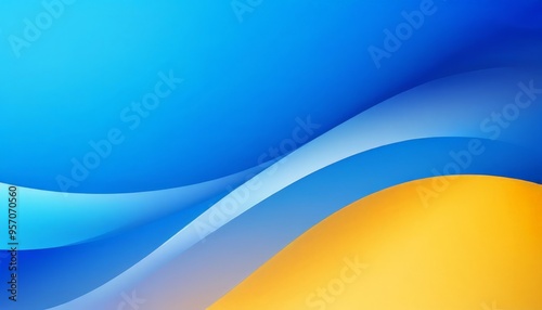 blue and yellow abstract background
