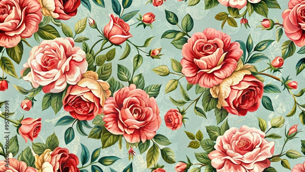 Rose+pattern+seamless Rose+pattern+seamless