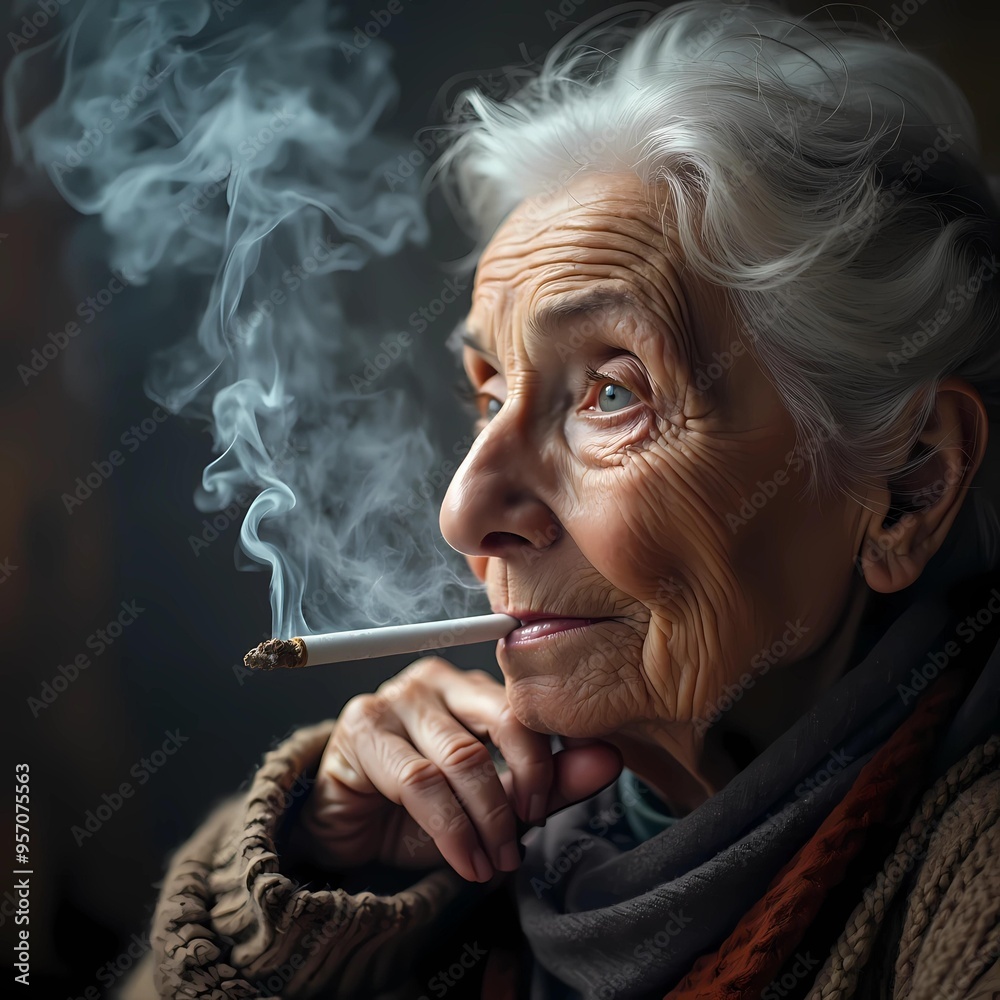 Fototapeta premium Humo en los Ojos