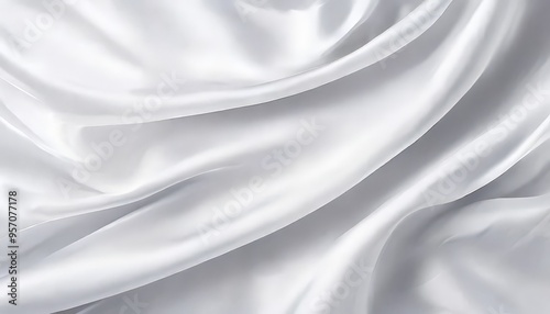 white silk fabric background