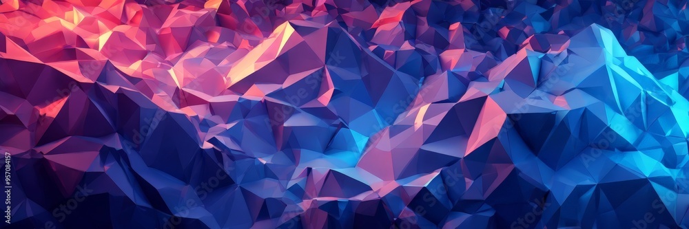 Fototapeta premium abstract poly
