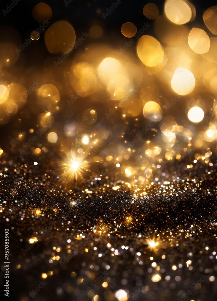 close up gold glitter background close up gold glitter background