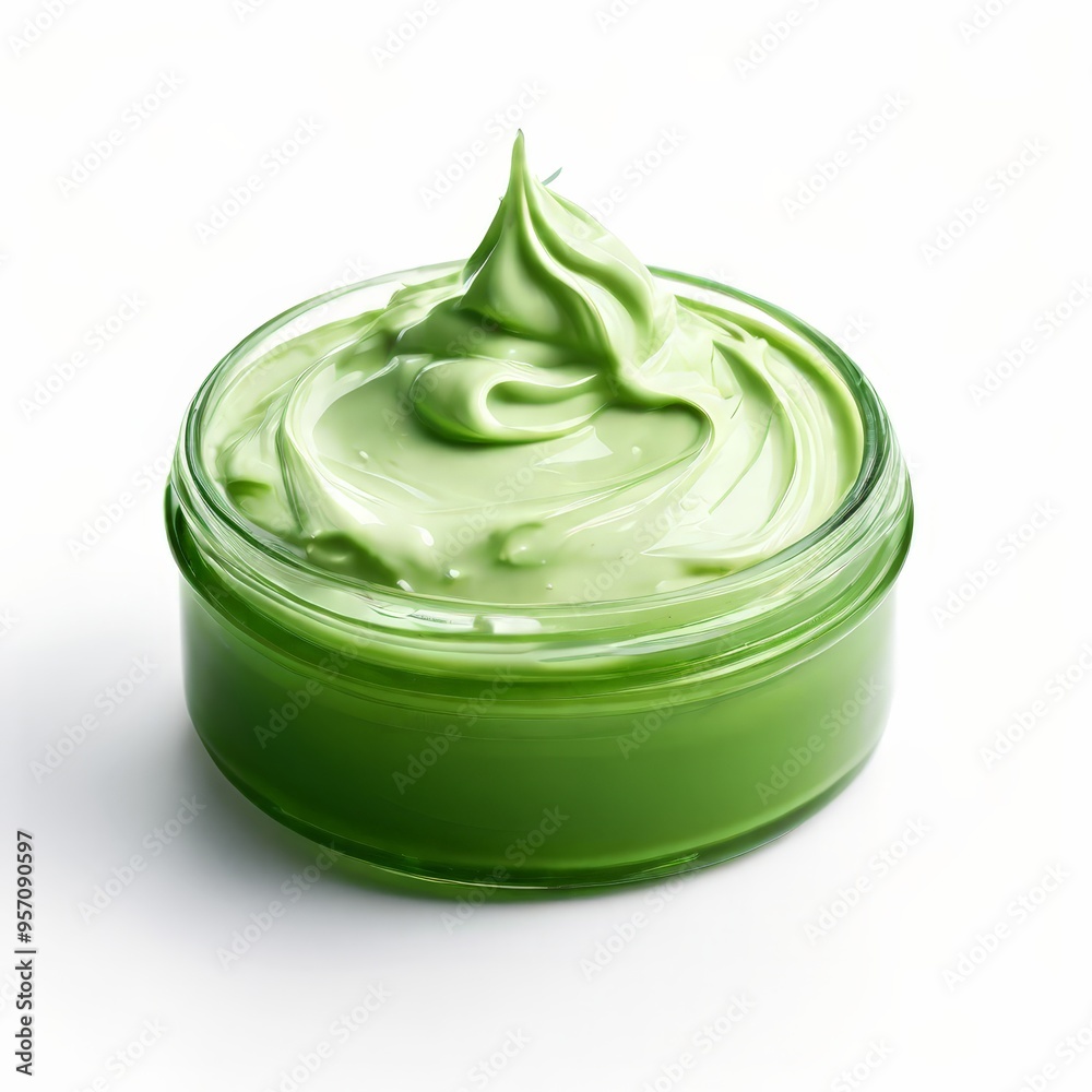 jar green cream jar green cream