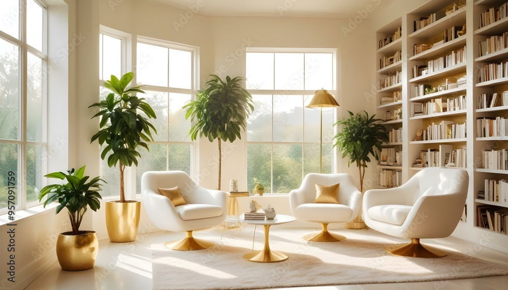 Photo interior modern design room 3d illustration Photo interior modern design room 3d illustration