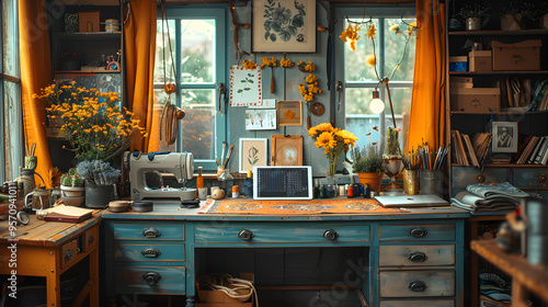 The Workspace as Canvas: Where Creativity Blooms photo