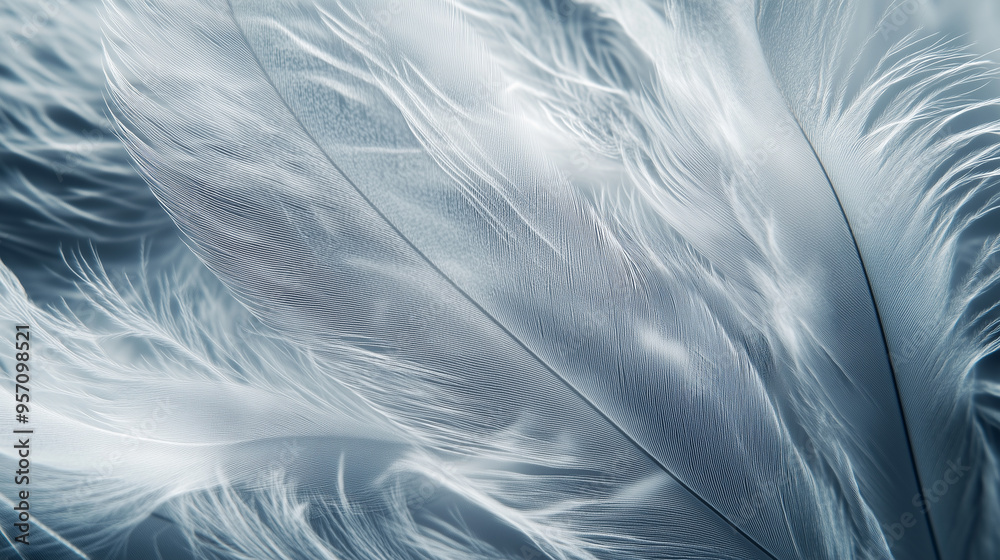 Obraz premium feathers texture background