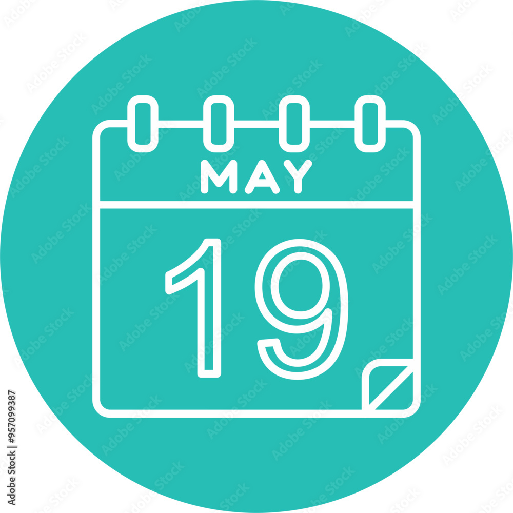 19 May Vector Icon Design