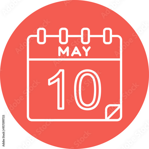 10 May Vector Icon Design