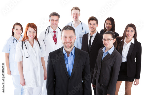 The Successful CEO Leading a Diverse Team of Doctors and Managers