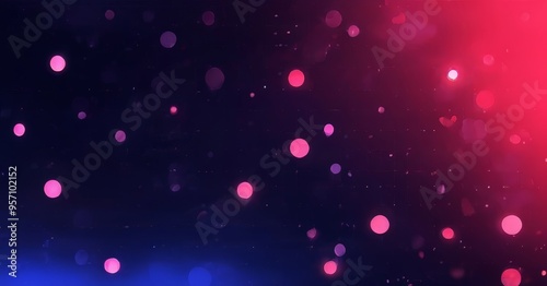 red and blue background with bunch balloons