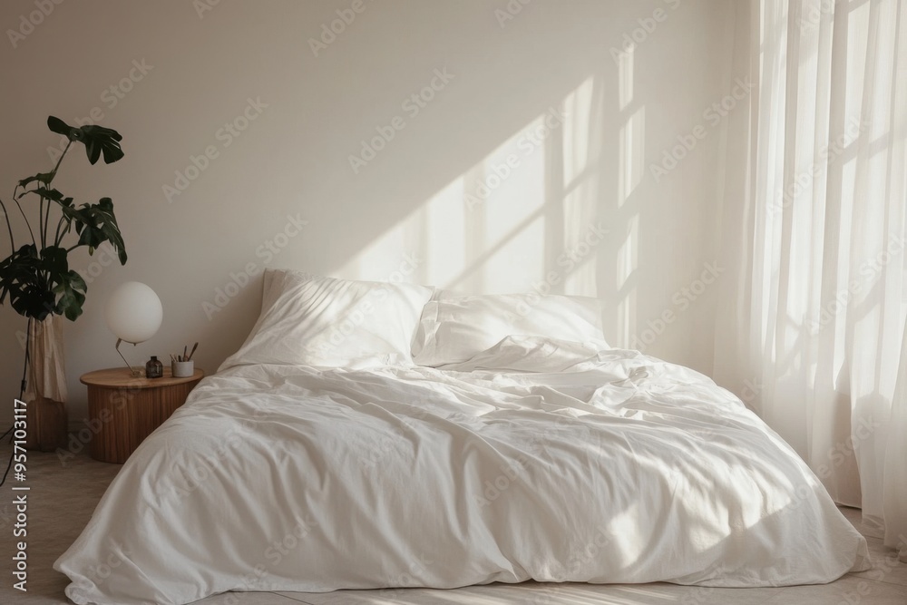 Sunlit Cozy Bedroom Sunlit Cozy Bedroom