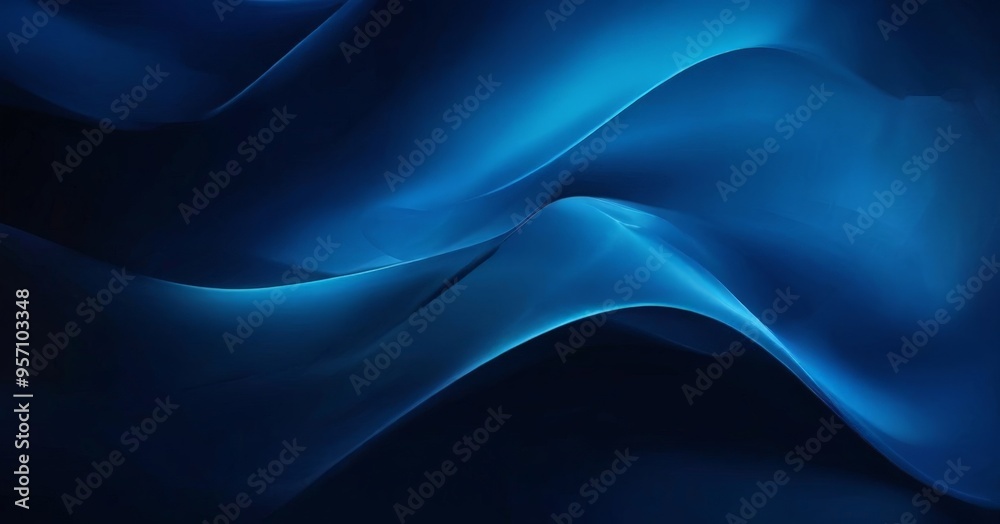 Obraz premium abstract blue background with smooth lines