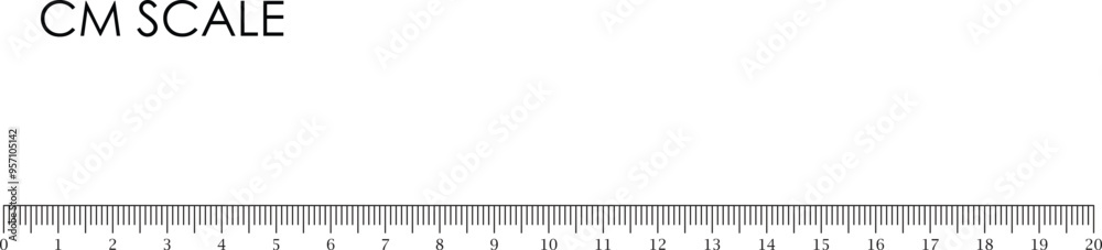 centimeter scale measurement from 1 to 20 suitable for many uses centimeter scale measurement from 1 to 20 suitable for many uses