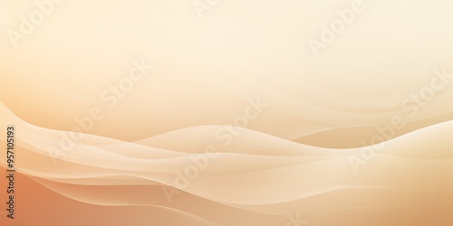 Modern new Beige gradient background grainy noise texture