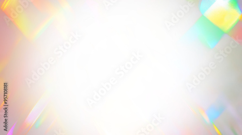 Rainbow prism overlay background photo