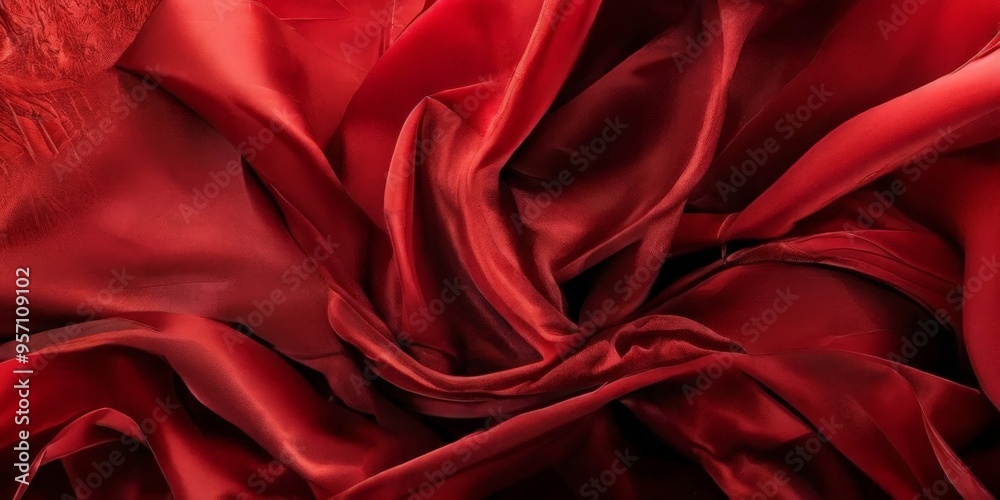 red silk fabric red silk fabric