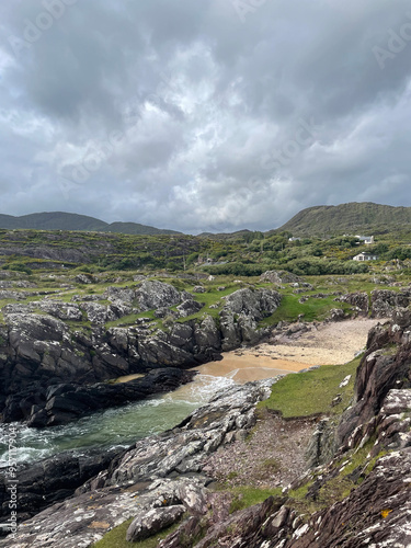 Irish landscape beach