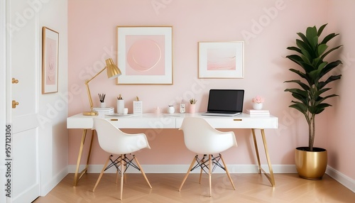 Photo interior modern design room 3d illustration