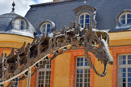 Dampierre; France - july 10 2024 : the castle photo