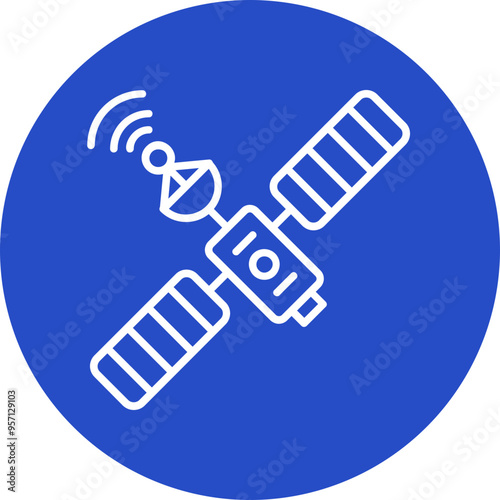 Satellite Vector Icon Design photo