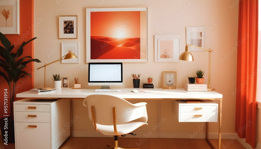 Photo interior modern design room 3d illustration Photo interior modern design room 3d illustration