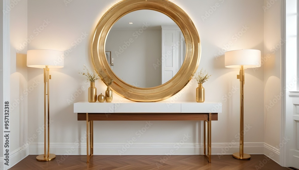 Photo interior modern design room 3d illustration Photo interior modern design room 3d illustration