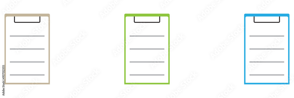 Document icon vector. File icon illustration. Checklist clipboard icon vector illustration. To do list icon Document icon vector. File icon illustration. Checklist clipboard icon vector illustration. To do list icon