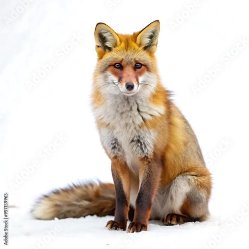 fox white background