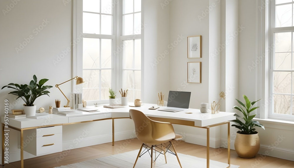 Photo interior modern design room 3d illustration Photo interior modern design room 3d illustration