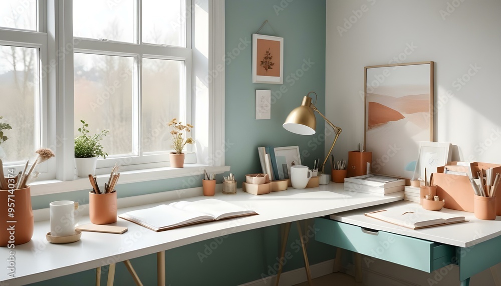 Photo interior modern design room 3d illustration Photo interior modern design room 3d illustration