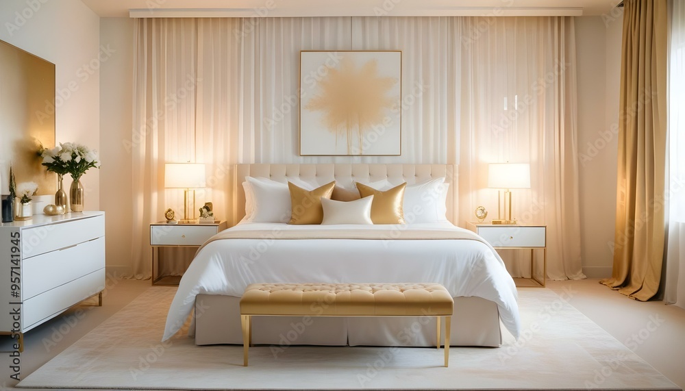 Photo interior modern design room 3d illustration Photo interior modern design room 3d illustration