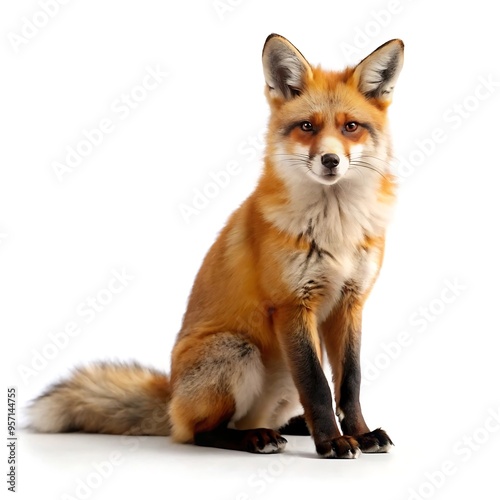 fox white background