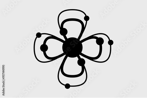 Quantum physics icon