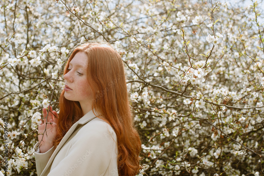 Portrait of redhead ginger teenager Portrait of redhead ginger teenager