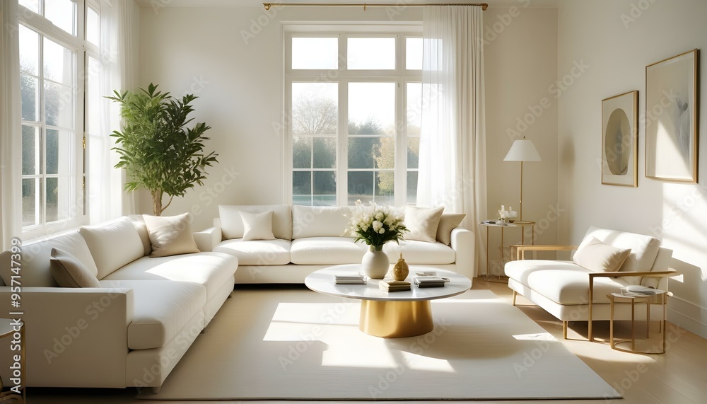Photo interior modern design room 3d illustration Photo interior modern design room 3d illustration