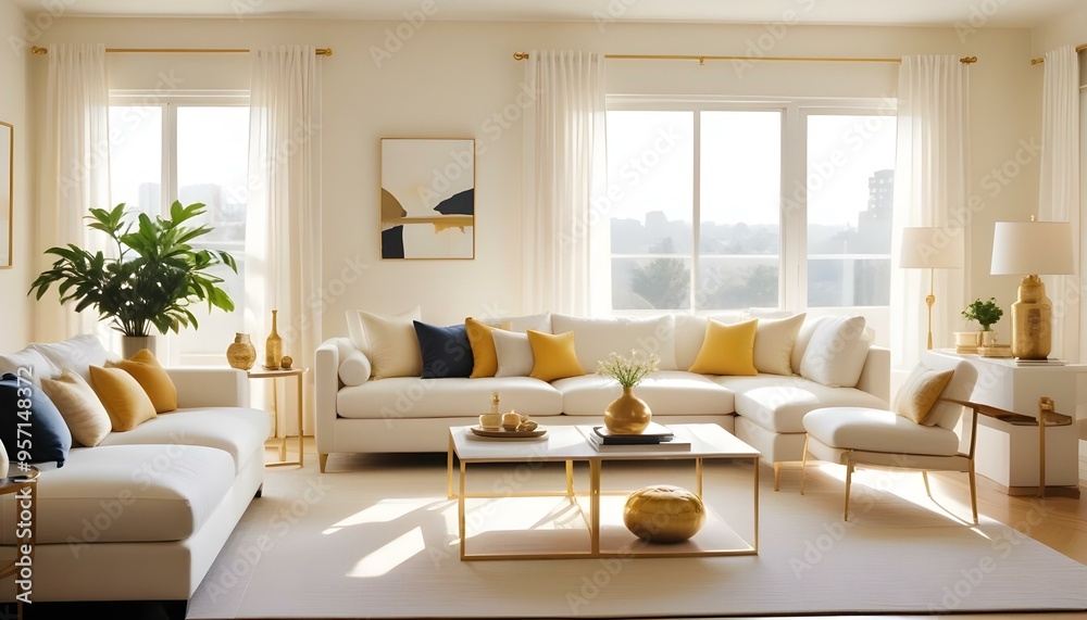 Photo interior modern design room 3d illustration Photo interior modern design room 3d illustration
