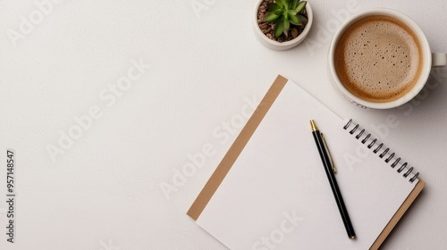 Creative business plan sketch on a napkin, concept of spontaneous business ideas photo