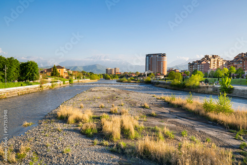 Terek river in Vladikavkaz