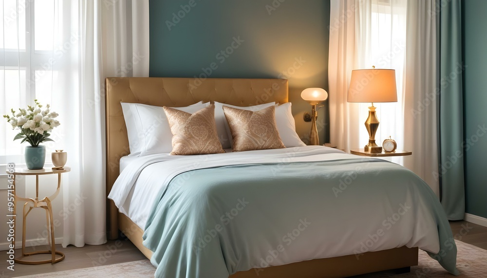 custom made wallpaper toronto digitalPhoto interior modern design room 3d illustration