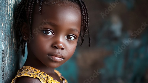 young liberian girl  photo