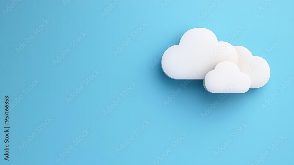 Cloud edge computing, real-time networking, illustration Cloud edge computing, real-time networking, illustration