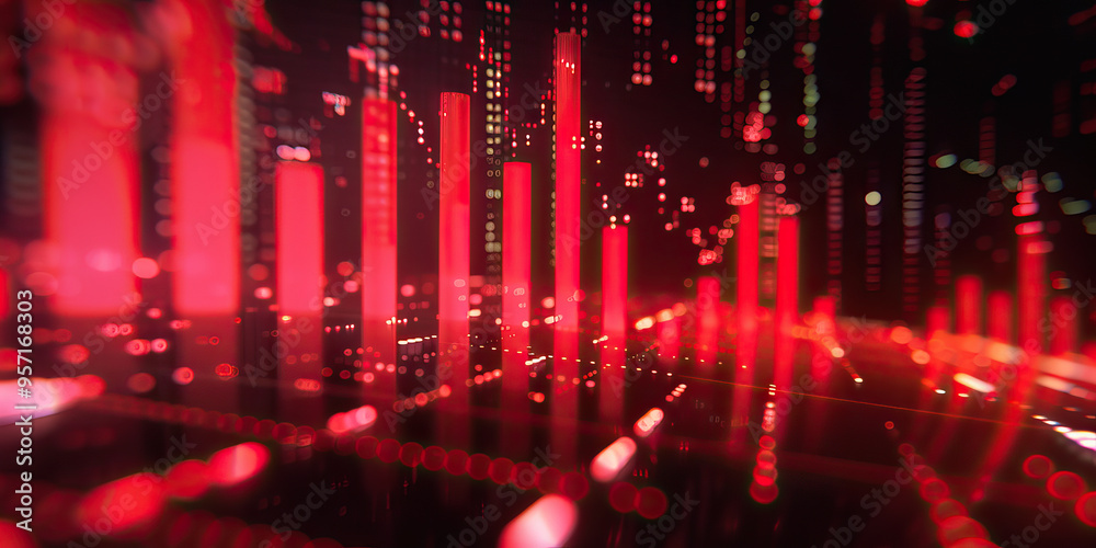 Commodity Prices Over Time - Red Column Chart Commodity Prices Over Time - Red Column Chart
