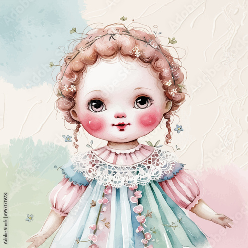 doll in a dress