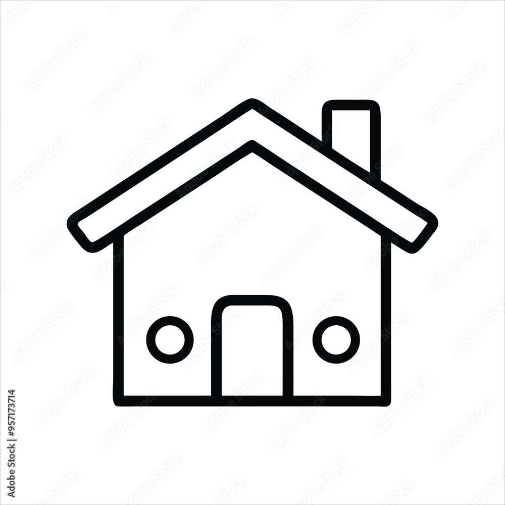 Home Icon | Simple and Modern House Symbol for User Interfaces and Design Projects Home Icon | Simple and Modern House Symbol for User Interfaces and Design Projects