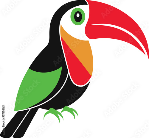toucan bird on branch