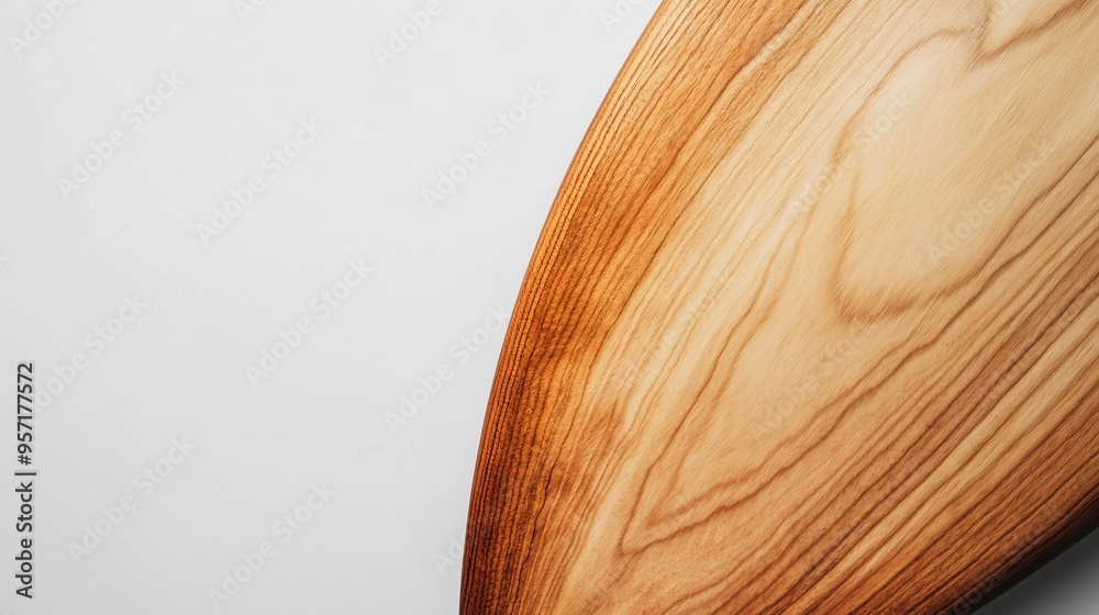 Detailed close-up of a beautifully crafted surfboard, copy space for text, surt concept Detailed close-up of a beautifully crafted surfboard, copy space for text, surt concept