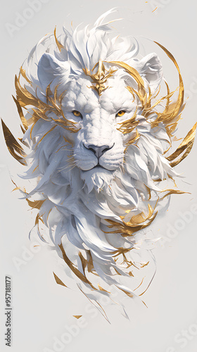 Majestic Lion Logo - Powerful and Elegant Design