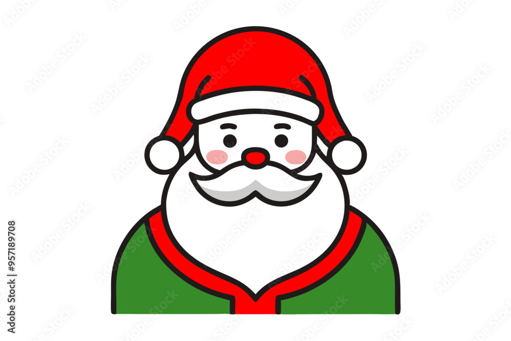 santa claus with christmas tree santa claus with christmas tree