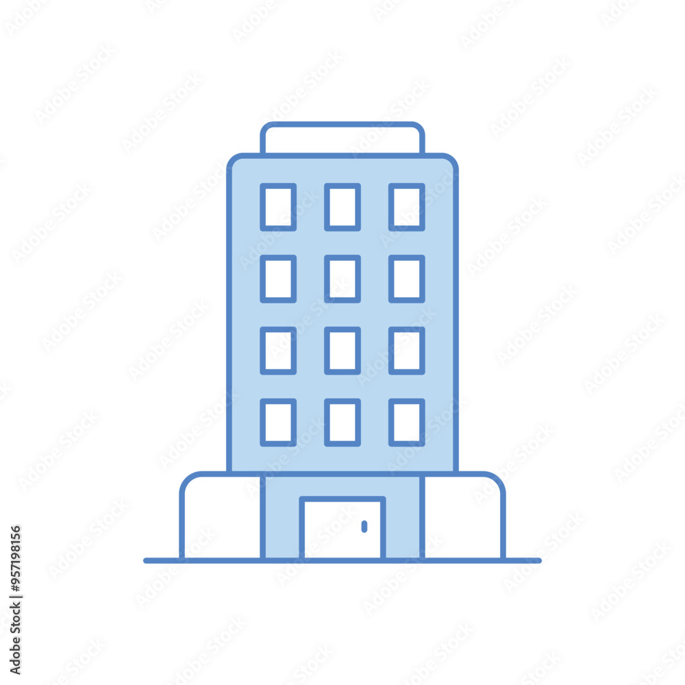 Skyscraper vector icon